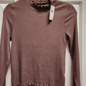 AE mock neck top